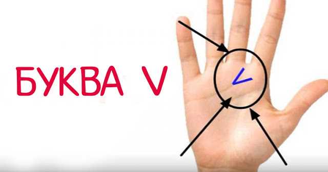А у вас есть буква V на ладони?