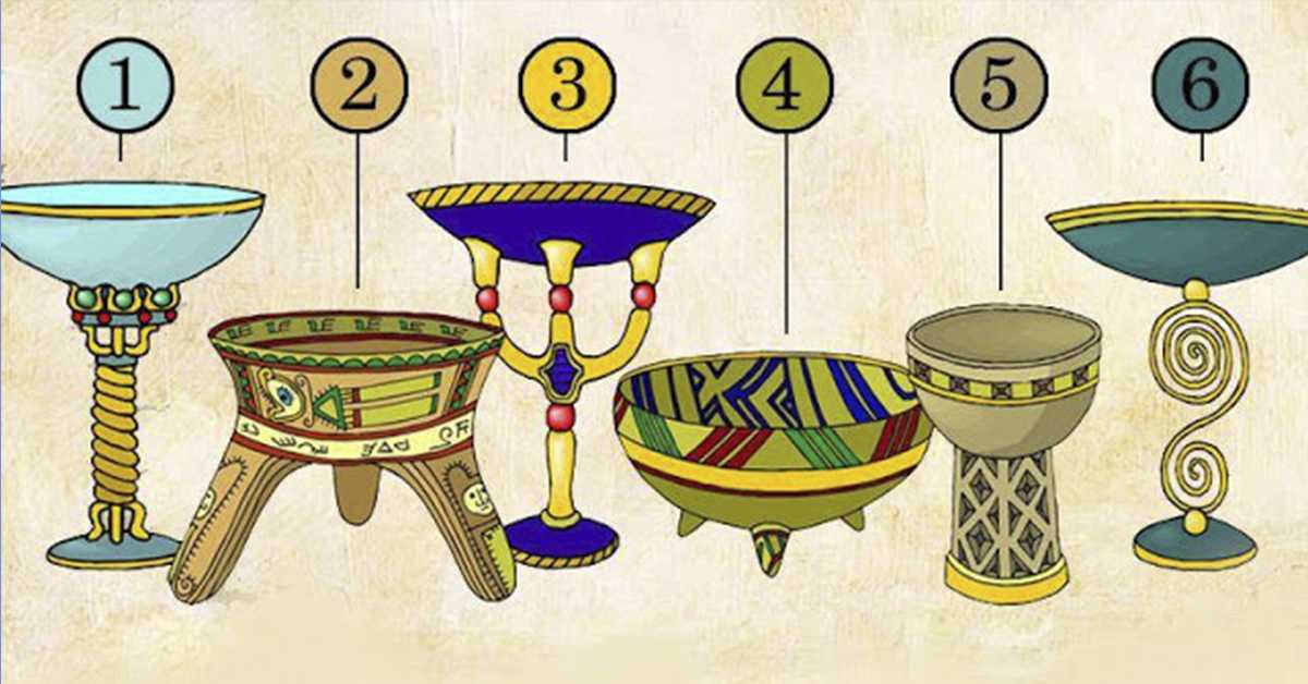 Тест с 6 магическими чашами, узнай свою судьбу