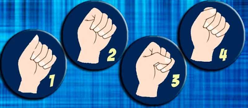 Узнать тип личности по кулаку