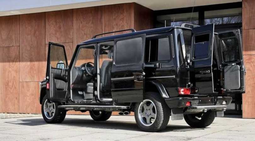 Представлен уникальный Mercedes Benz G XXL для сопровождения VIP-персон