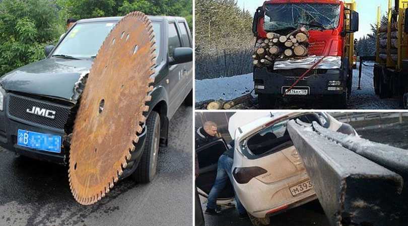 30 жестоких аварий, в которых чудом никто не пострадал