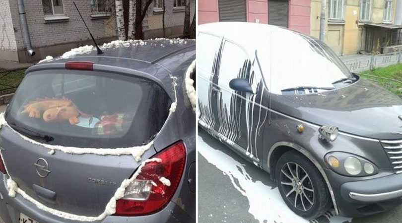Фото факт: 30 примеров беспощадной и доходчивой мести за неправильную парковку