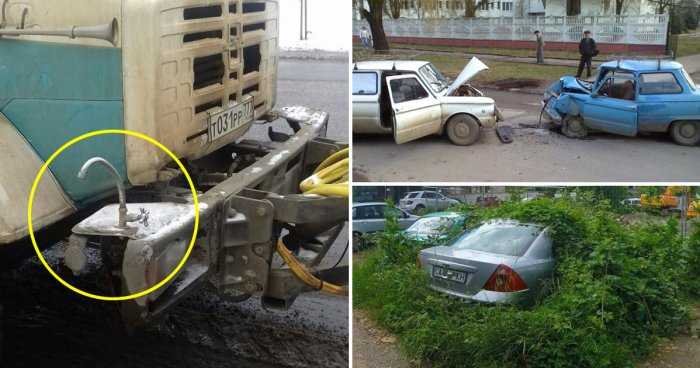 Понять и простить: Забавные фотографии из жизни автомобилистов и автомобилей