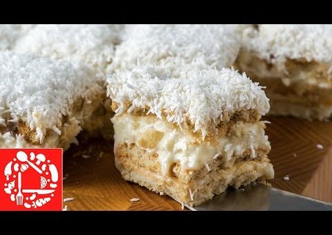 Торт "Рафаэлло" без выпечки - моя любимая вкуснятина!