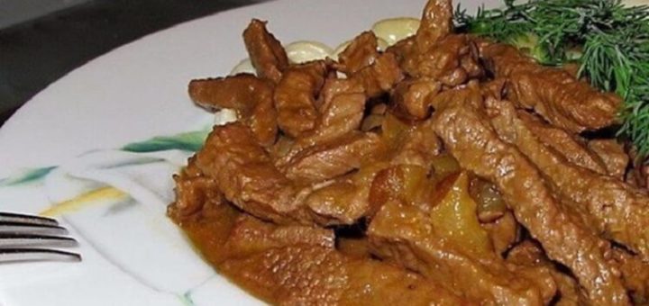 Ни с чем не сравнимое блюдо — Бефстроганов с грибами