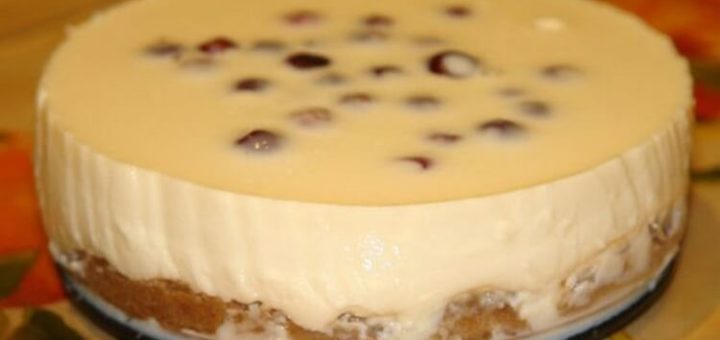 Чизкейк со сгущенкой без выпечки
