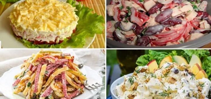 Отличная подборка из 10 самых вкусных и быстрых салатов
