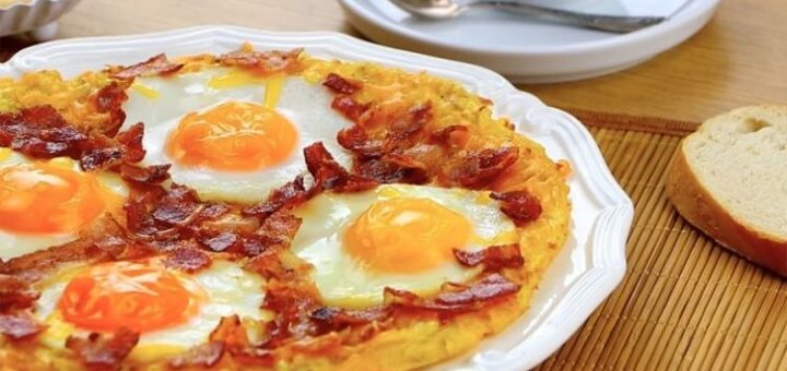 Картофельный хашбраун с яйцом: самый оригинальный завтрак