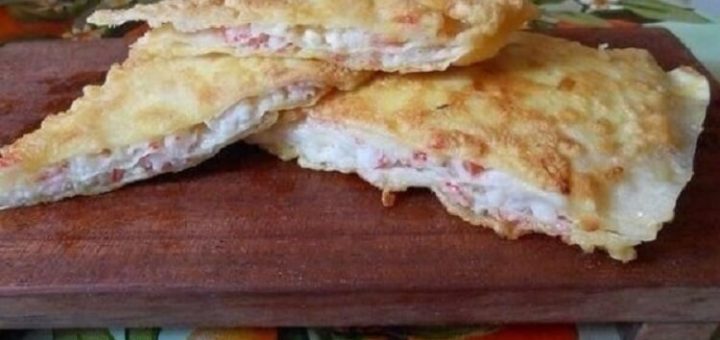 Удивите гостей оригинальным угощением — необычные гренки из лаваша