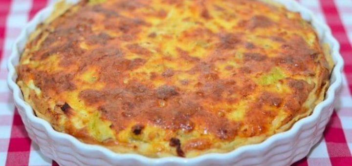 Необыкновенно вкусный Киш с курицей и кабачком. Даже те, кто никогда не ест кабачки, не откажется попробовать!