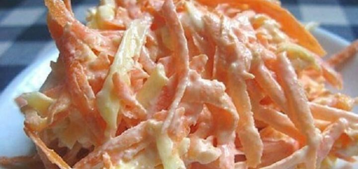 Морковный салат с яйцом — можно даже на ночь!