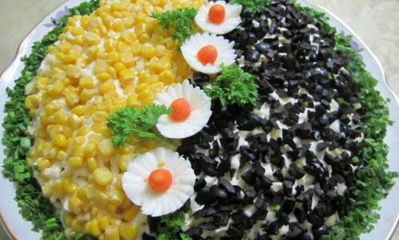 Салат «День и ночь»: 2 чудесных рецепта!