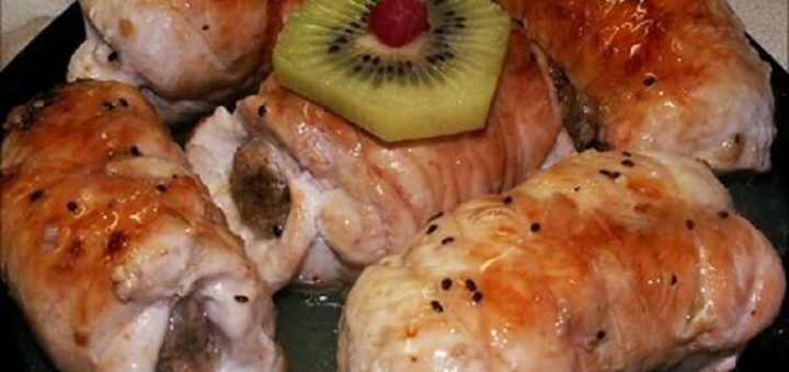Вкуснейшие рулетики из куриного филе
