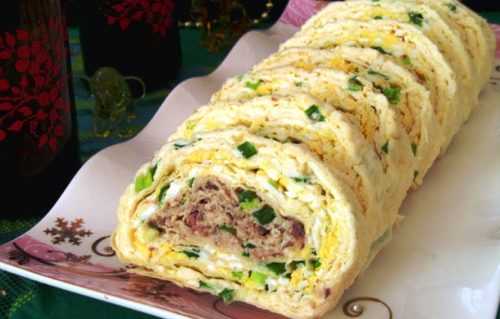 Простой и вкусный рулет "Мимоза"!