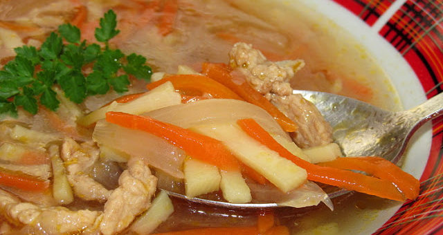 Картофельный суп по-корейски