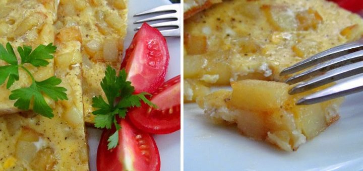 Омлет с картофелем (Patatesli omlet)