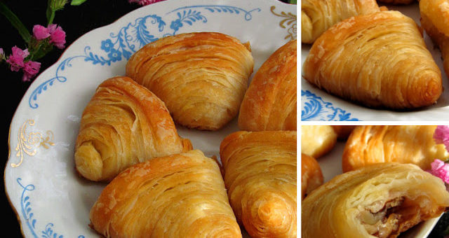 Турецкая сладость "Мидии" (Midye Baklavası Tatlısı)