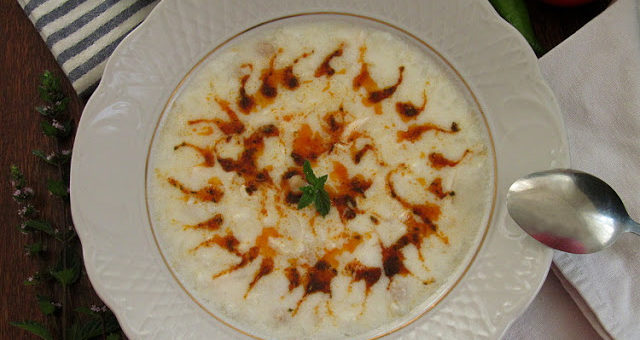 Куриный крем-суп с нутом (Nohutlu Tavuk Çorbası Tarifi)