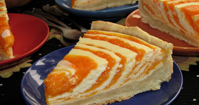 Творожно-тыквенный пирог