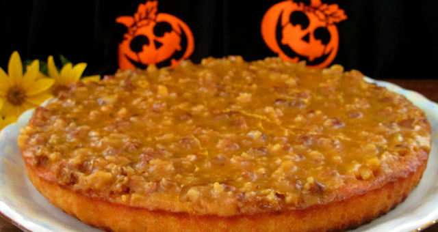 Тыквенный пирог с карамельной помадкой