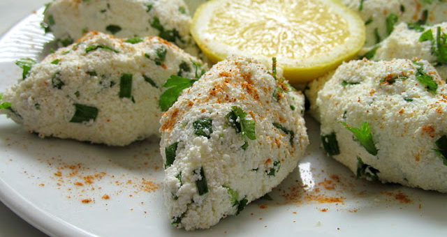 Творожные кёфте (Çökelekli köfte)