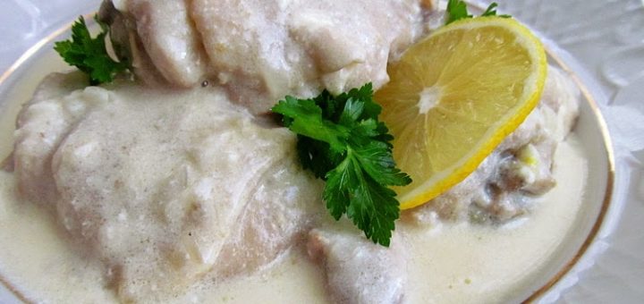 Аймокац - цыпленок в сметанно-лимонном соусе