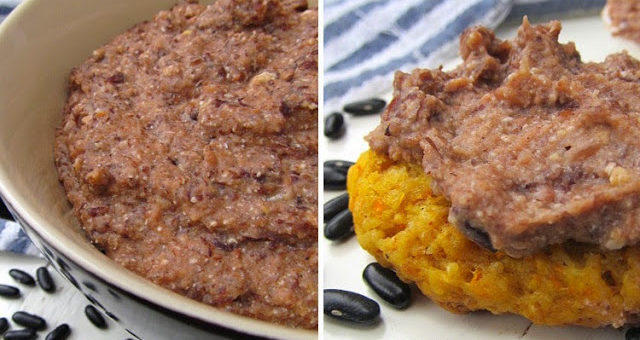 Паштет из черной фасоли