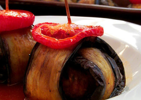 "Кюрдан кебаб" - котлета в баклажане (Кurdan kebabı)