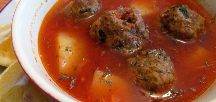 Турецкий суп "Измир Кефте" (Izmir Köfte Çorbası)