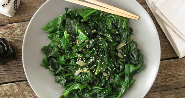 Шпинат по-корейски