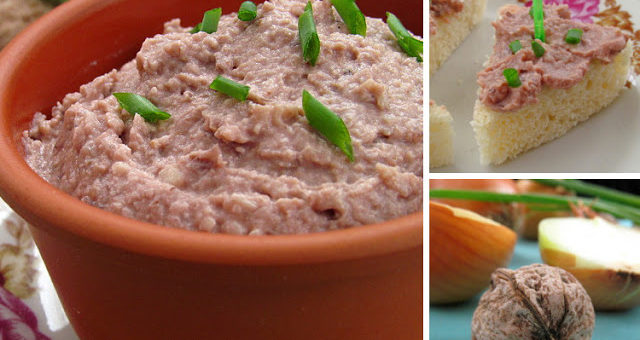 Паштет из фасоли (постный)