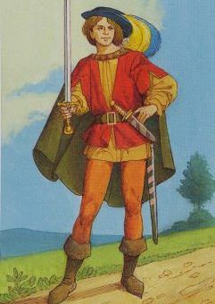 Варианты значения пажа мечей в таро
