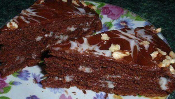 Замечательный десерт для посиделок с подругами - трюфельный сметанник!