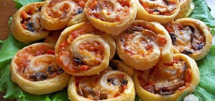 Аппетитные Пиццы «Улитки». Детки будут рады!