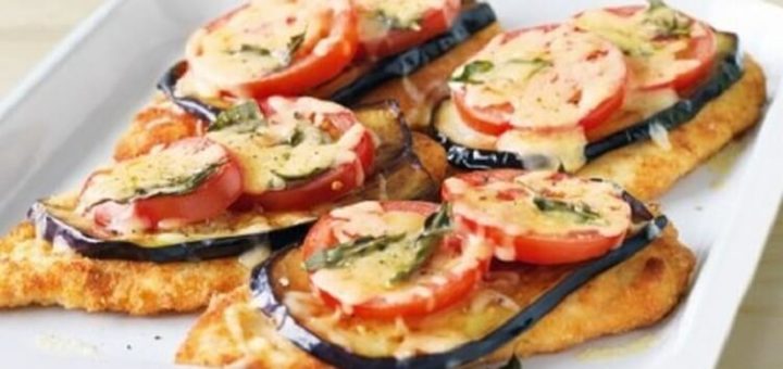 Курица с баклажанами и помидорами