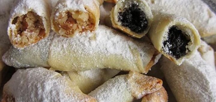 Обалденные рогалики — тончайшее, хрустящее тесто и много сладкой вкусной начинки!