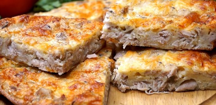 Запеканка с курочкой. Часто делаю её по "спецзаказу" своих домашних!