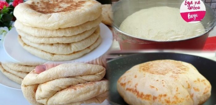 Мягкие и воздушные – просто Фантастика! Базлама – лепешки и к чаю, и вместо хлеба