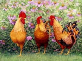 Гадания с петухом