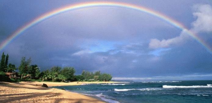 К чему снится цветная радуга на небе?