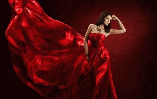 К чему снится красное платье?