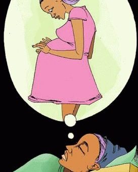 Видеть во сне себя беременной с животом - что означает?