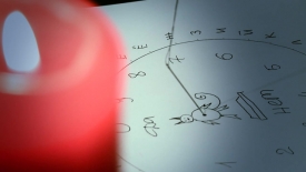 Гадание с иголкой по алфавитному кругу