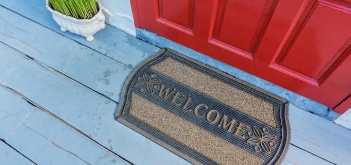 Коврик у входа в дом по фэн шуй