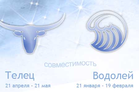 Совместимость Телец-Водолей: союз гениальности и упорства