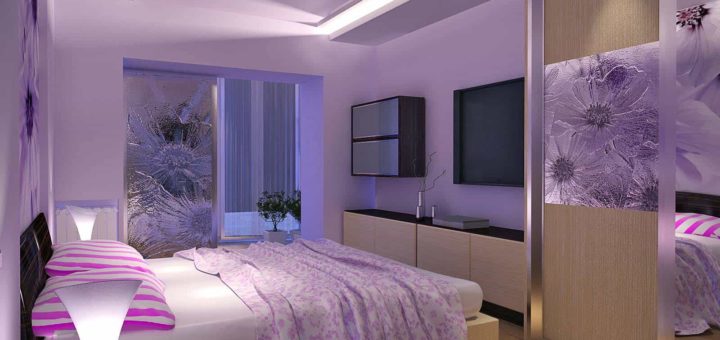 Спальня по фен шуй - цвет и расположение кровати