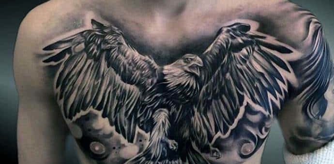 Тату орёл: значение для мужчин, девушек и заключённых