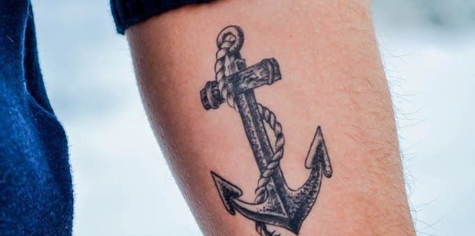 Тату якорь - значение у девушек и парней
