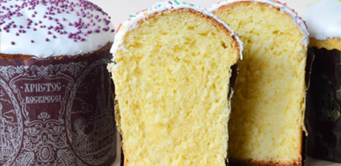 Нежный сливочный кулич станет настоящим украшением вашего праздничного стола
