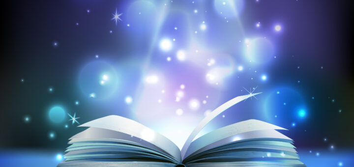 магическая книга открытая